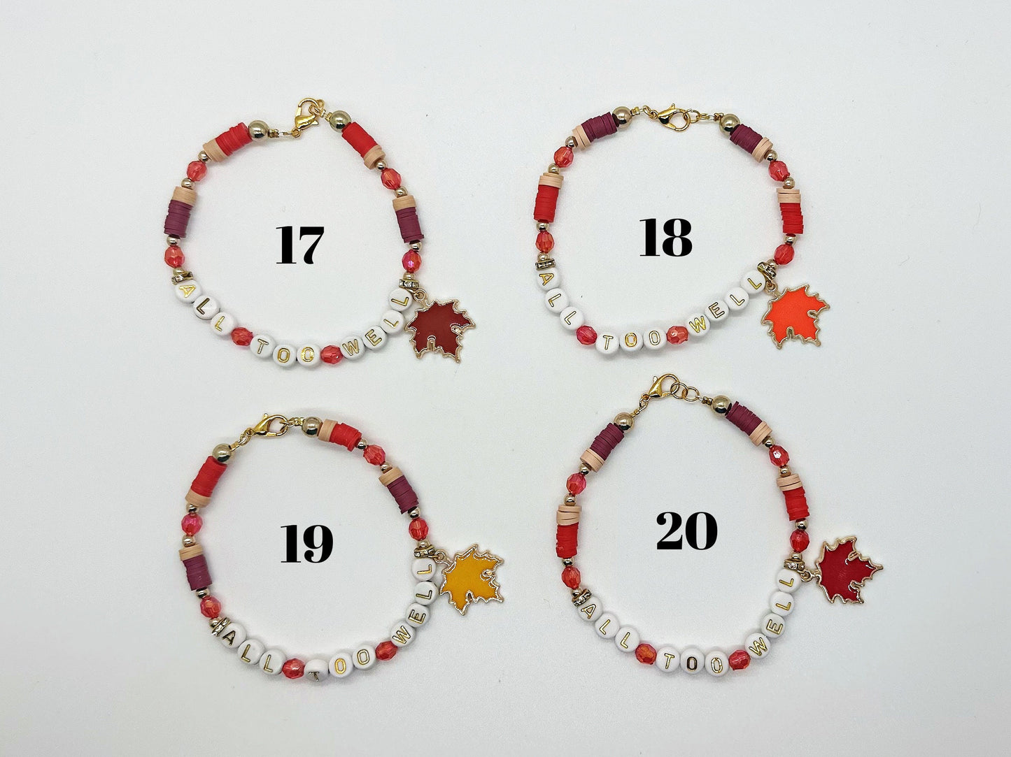 Red Era Friendship Bracelet | Handmade Beaded Bracelet | Concert Trading Bracelet