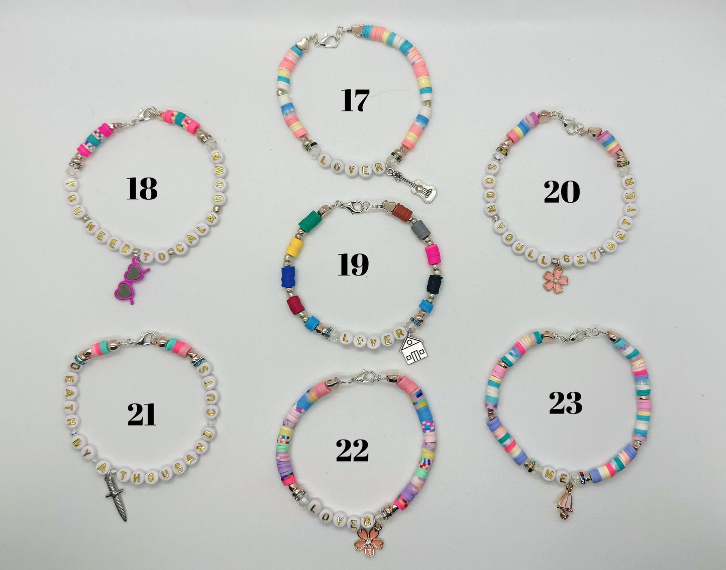 Lover Era Friendship Bracelet | Handmade Beaded Bracelet | Concert Trading Bracelet