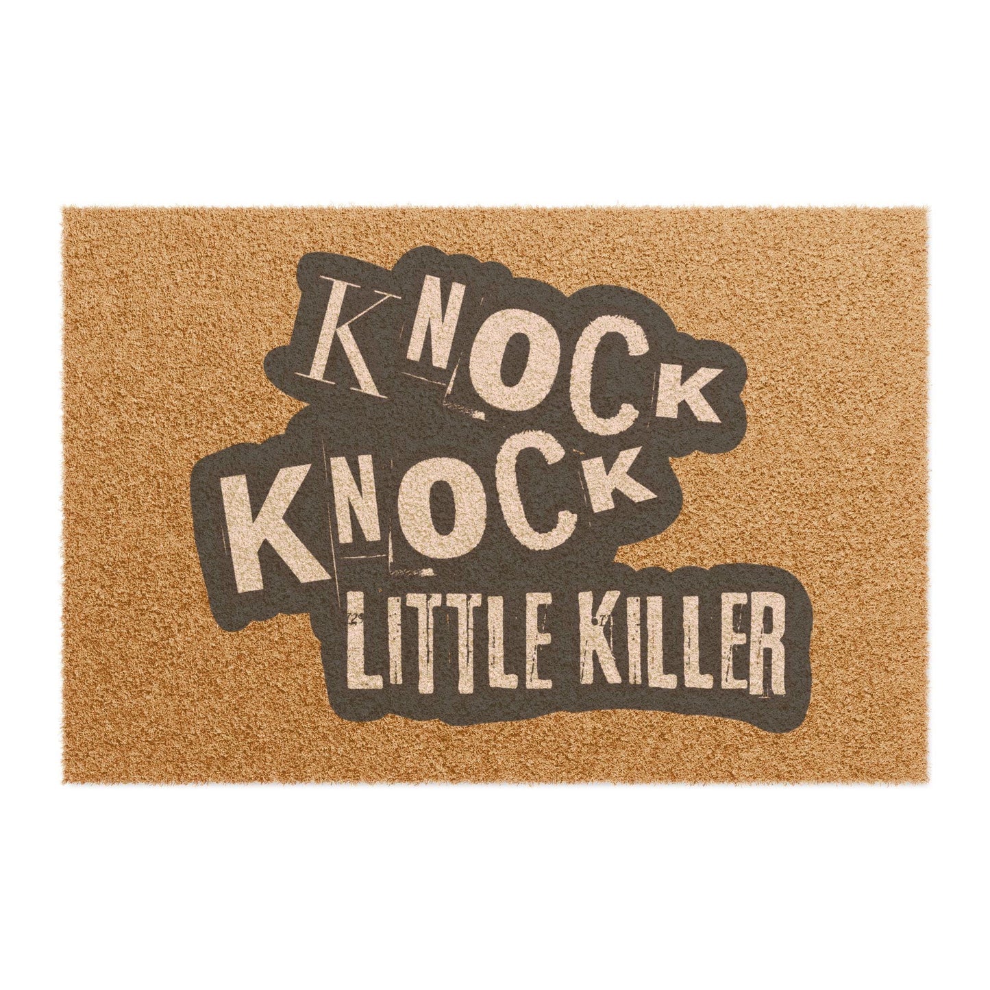 Knock Knock Little Killer Doormat | Officially Licensed Dance With My Demons Home Decor | Dark Romance Door Mat
