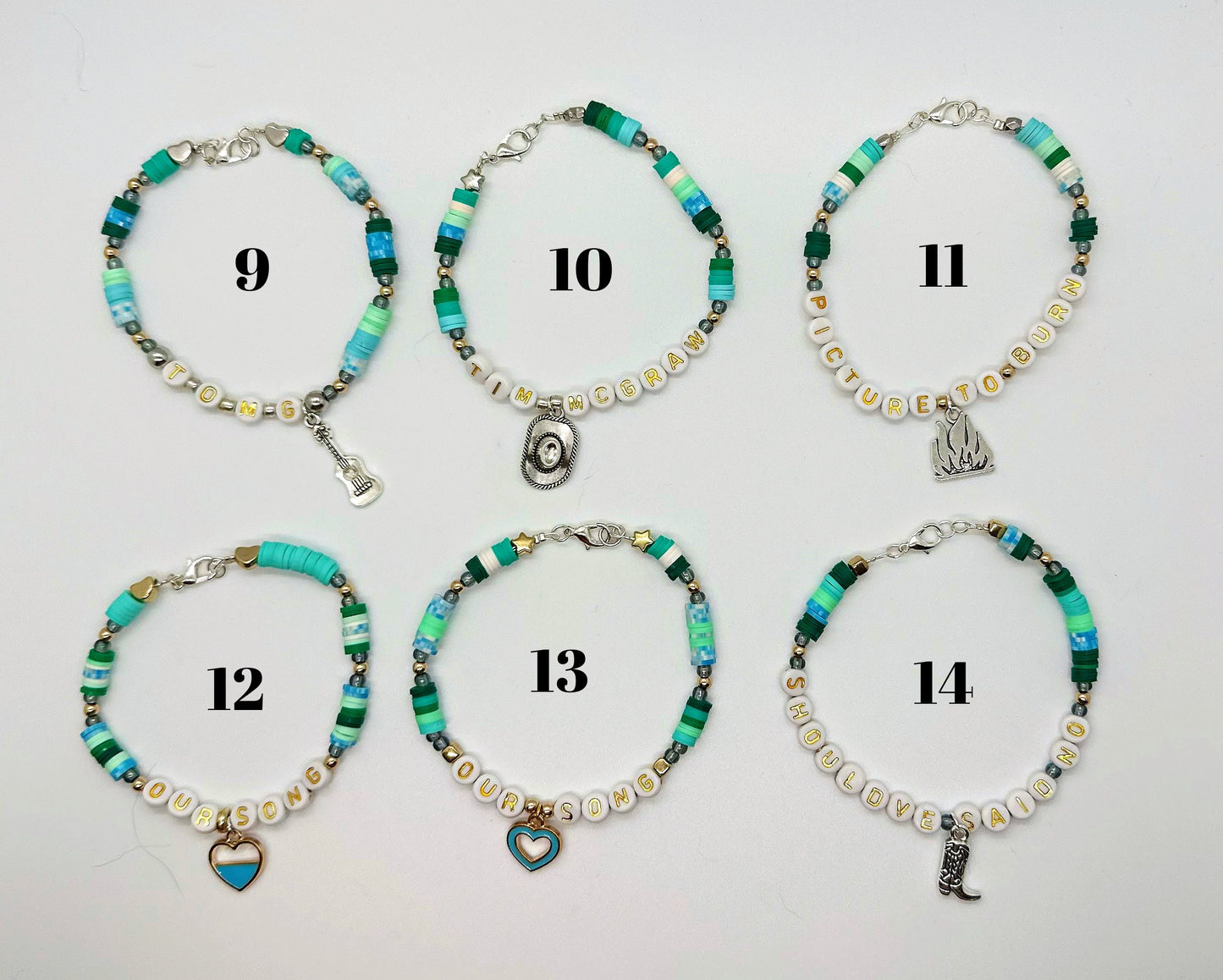 Friendship Debut Bracelets for Trading | Handmade Beaded Bracelets | Concert Era Bracelet Set