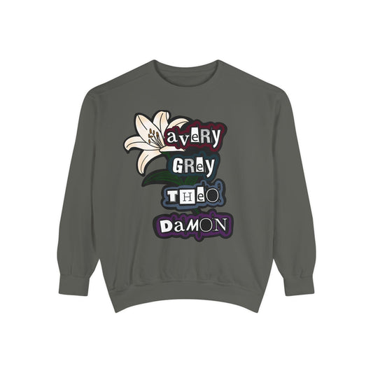 Lily Character Name Sweatshirt | Officially Licensed Dance With My Demons Merch | Dark Romance Crewneck