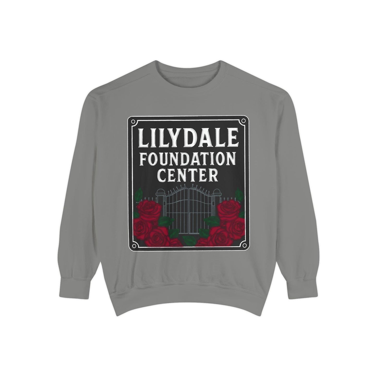 Dark Romance Crewneck | Lillydale Foundation Center Sweatshirt | Officially Licensed Dance With My Demons Merch