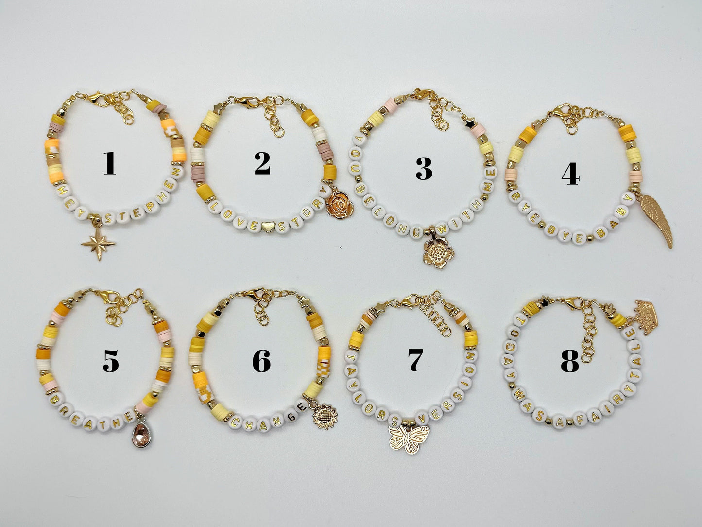 Fearless Era Friendship Bracelet | Handmade Beaded Bracelet | Concert Trading Bracelet