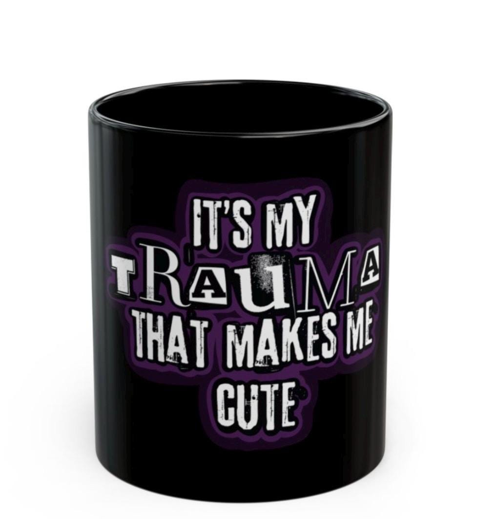 11oz Black Coffee Mug | Officially Licensed Dance With My Demons Drinkware | Dark Romance Mug