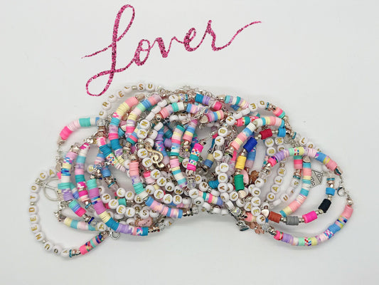 Lover Era Friendship Bracelet | Handmade Beaded Bracelet | Concert Trading Bracelet