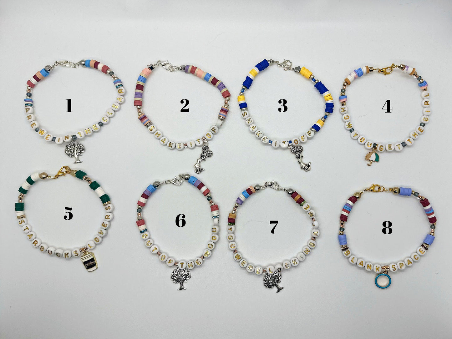 1989 Era Friendship Bracelet | Handmade Beaded Bracelet | Concert Trading Bracelet