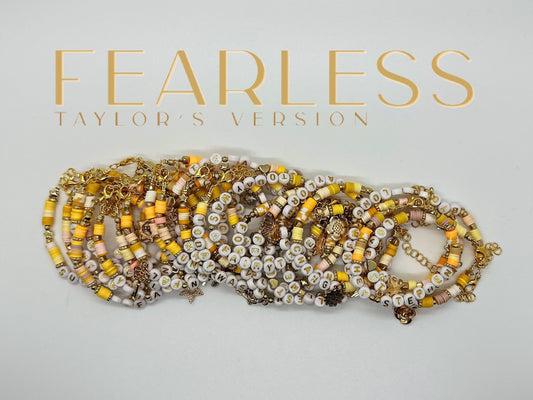 Fearless Era Friendship Bracelet | Handmade Beaded Bracelet | Concert Trading Bracelet