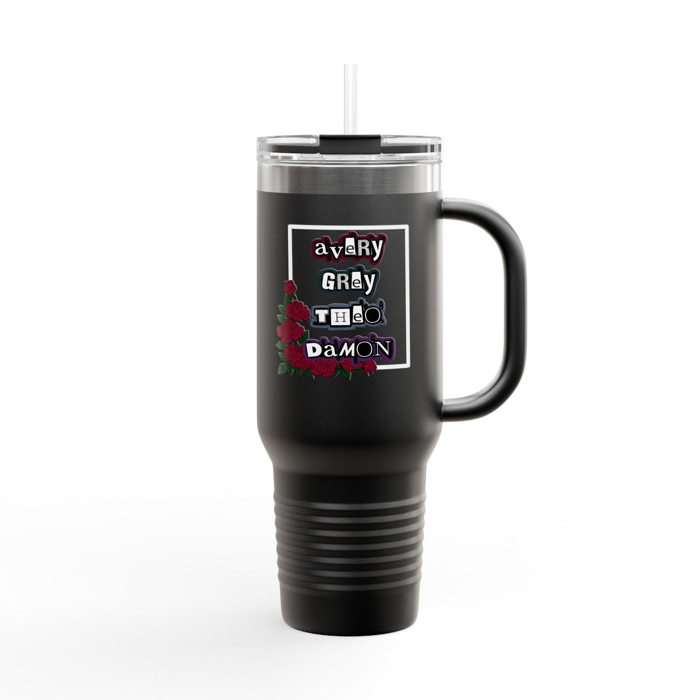 40oz Travel Mug | Officially Licensed Dance With My Demons Tumbler | Dark Romance Drinkware