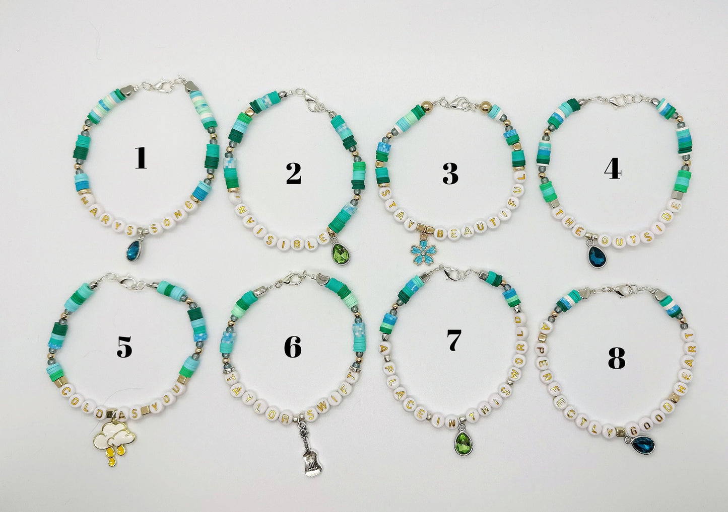 Friendship Debut Bracelets for Trading | Handmade Beaded Bracelets | Concert Era Bracelet Set