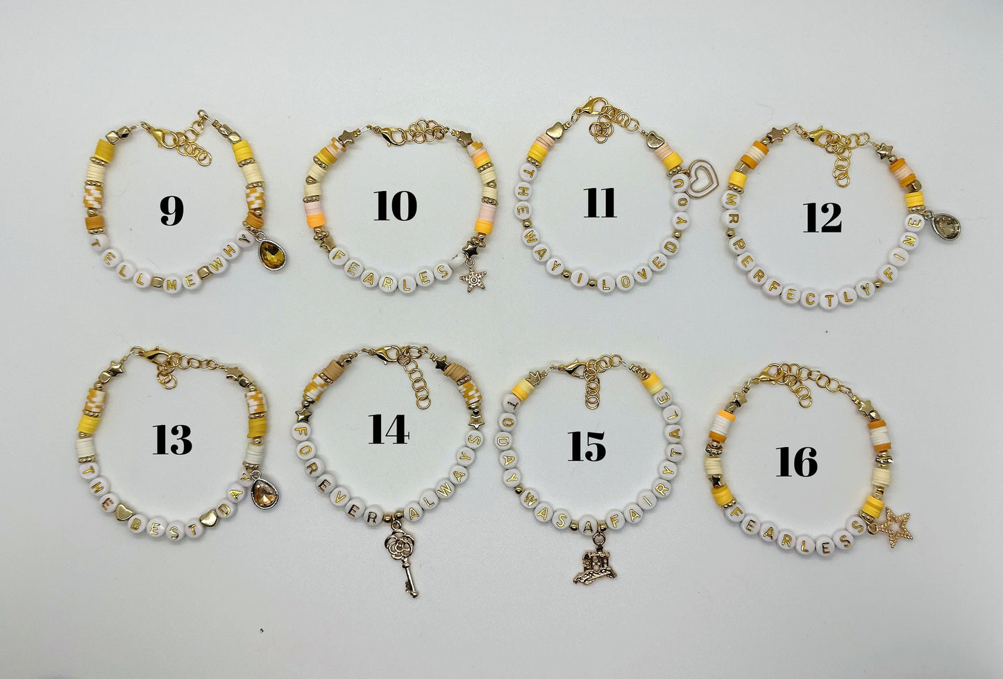 Fearless Era Friendship Bracelet | Handmade Beaded Bracelet | Concert Trading Bracelet