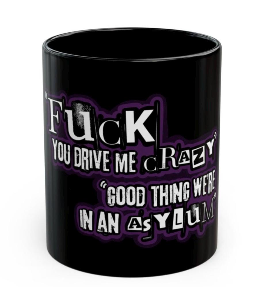 11oz Black Coffee Mug | Officially Licensed Dance With My Demons Drinkware | Dark Romance Mug