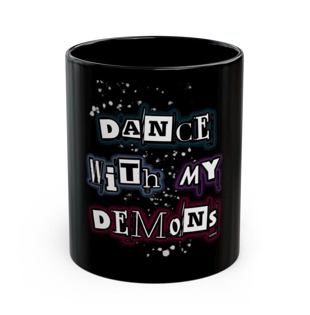 11oz Black Coffee Mug | Officially Licensed Dance With My Demons Drinkware | Dark Romance Mug