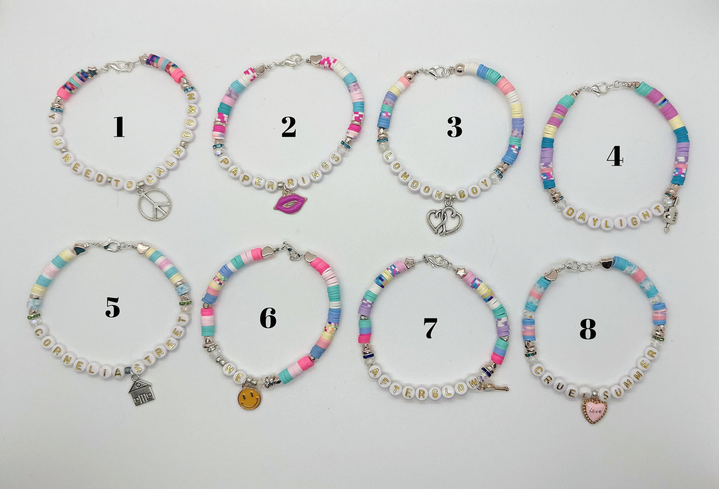 Lover Era Friendship Bracelet | Handmade Beaded Bracelet | Concert Trading Bracelet